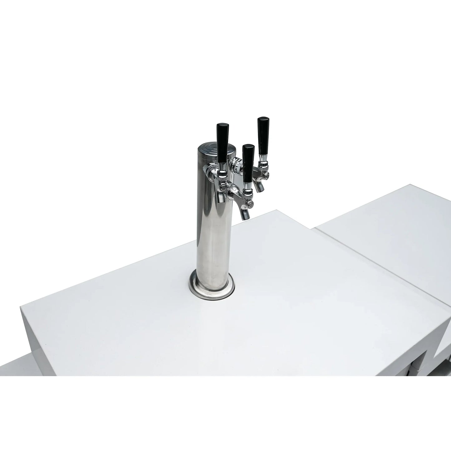 Mont Alpi 805 BBQ Grill Island with Kegerator & Beverage Center - MAi805-KEGBEV - 180''