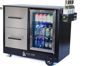 Mont Alpi Large Outdoor Prep Center / Bar Cart - MAPCL
