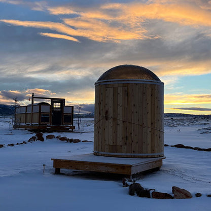 Skylight Outdoor Washroom-Bathroom-Shower Combo Complete