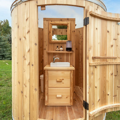 Skylight Outdoor Washroom-Bathroom-Shower Combo Complete