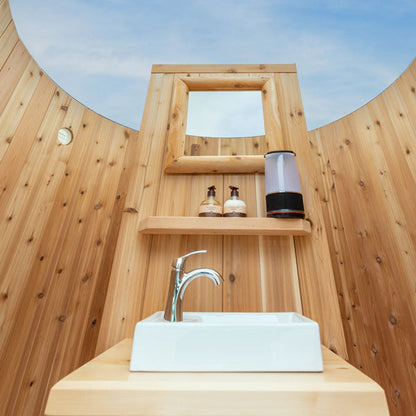 Skylight Outdoor Washroom-Bathroom-Shower Combo Complete