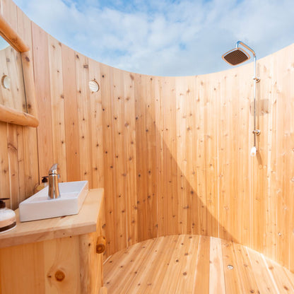 Skylight Outdoor Washroom-Bathroom-Shower Combo Complete