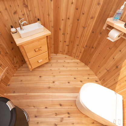 Skylight Outdoor Washroom-Bathroom-Shower Combo Complete