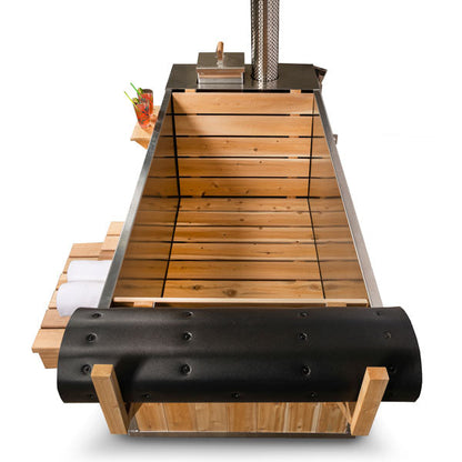 The Cascade Tub 3'x7' - Knotty Red Cedar