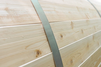 Dundalk Canadian Timber Tranquility MP Barrel Sauna | 2-4 People | Wood or Electric Heater