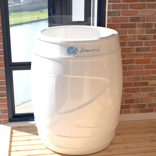 Dreampod Cold Plunge Barrel with Chiller - White