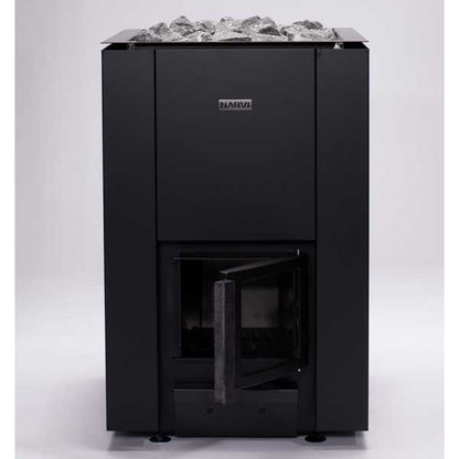 Narvi Kaamos 20 Wood Burning Heater + Box of Sauna Rocks