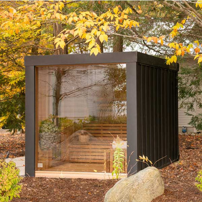 Outdoor Neptune Sauna - 7 Person - Clear Red Cedar