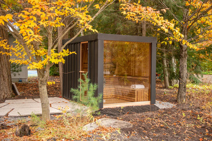 Outdoor Neptune Sauna - 7 Person - Clear Red Cedar