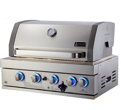 Mont Alpi 4-burner Deluxe Island with 45-degree corners MAi400-D45 - 106''