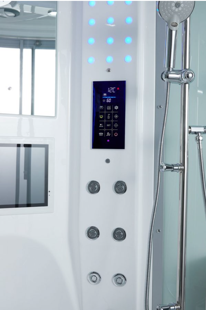 Platinum Superior Steam Shower - White