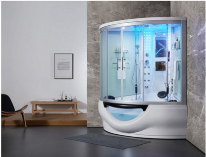 Platinum Superior Steam Shower - White