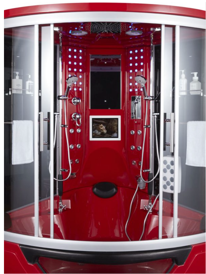 Platinum Superior Steam Shower - Red
