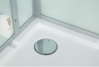Platinum Arezzo Steam Shower - White