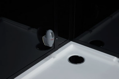 Platinum Arezzo Steam Shower - Black