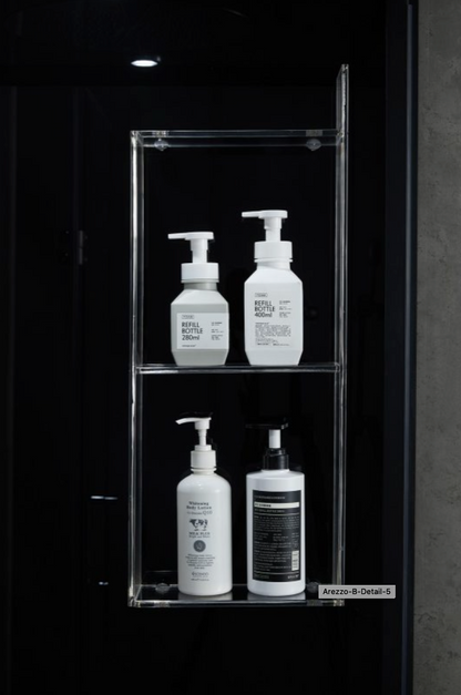 Platinum Arezzo Steam Shower - Black
