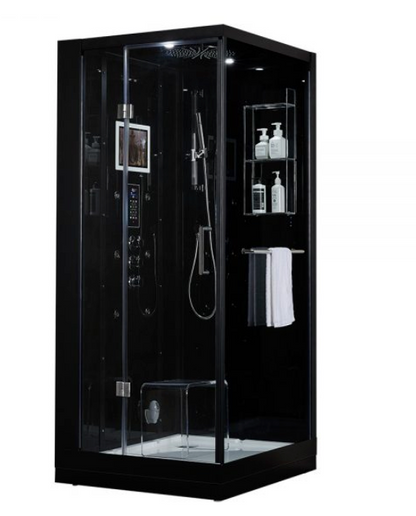 Platinum Arezzo Steam Shower - Black