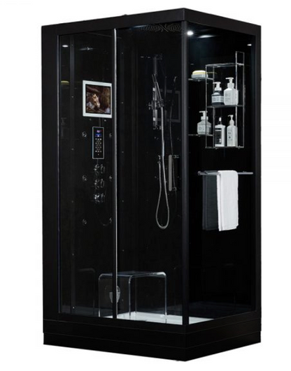 Platinum Lucca Steam Shower - Black