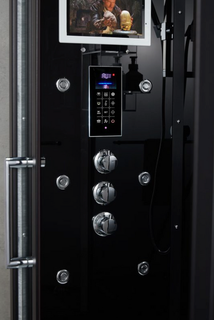 Platinum Anzio Steam Shower - Black