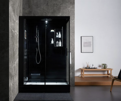 Platinum Anzio Steam Shower - Black