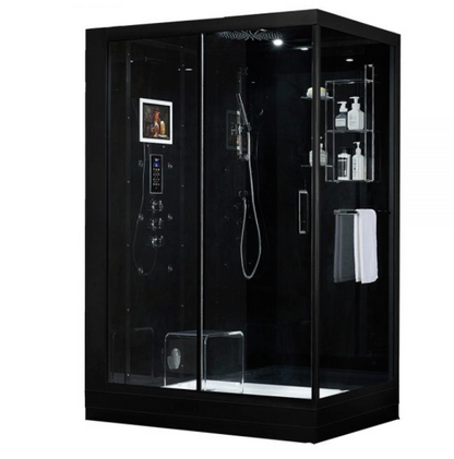 Platinum Anzio Steam Shower - Black