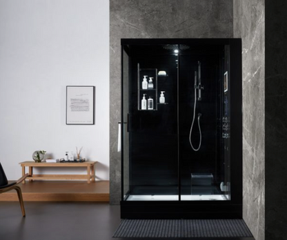 Platinum Anzio Steam Shower - Black