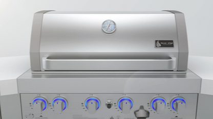 Mont Alpi 4-burner Deluxe Island featuring a 90-degree corner and beverage center MAi400-D90BEV - 82''-88''