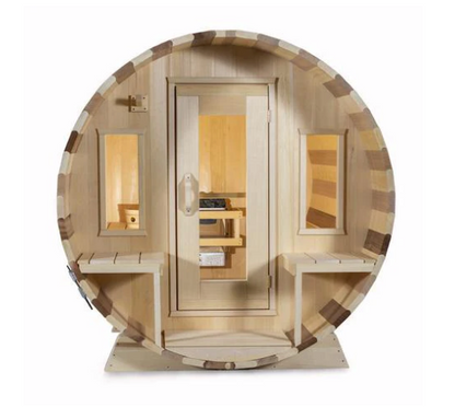 Dundalk Canadian Timber White Cedar Tranquility Outdoor | 2-4 People | Wood or Electric Heater