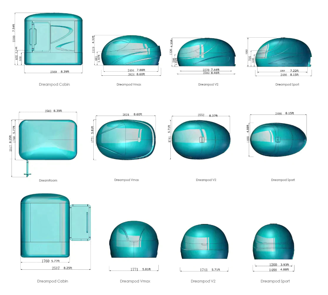 Dreampod SPORT Float pod  - Autumn Brown