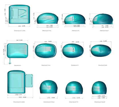 Dreampod SPORT Float pod  - Autumn Brown