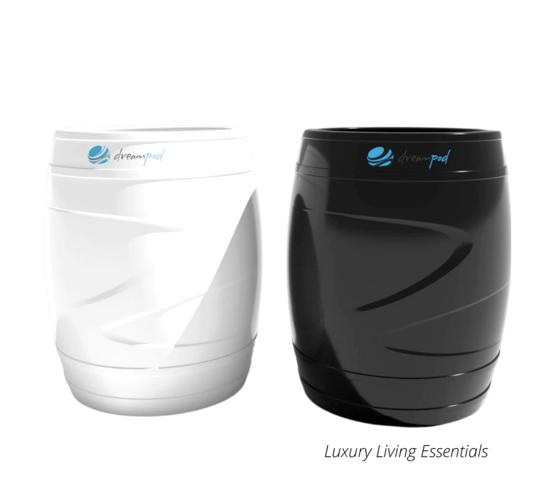 Dreampod Cold Plunge Barrel with Chiller - White