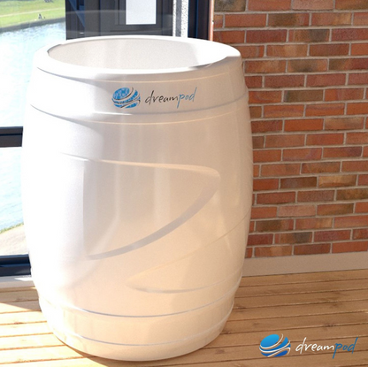 Dreampod Cold Plunge Barrel with Chiller - White