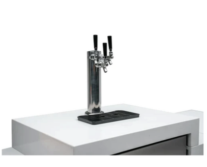 Mont Alpi Beverage Center with 90 Degree Corner and Kegerator - MA-BEV90KEG