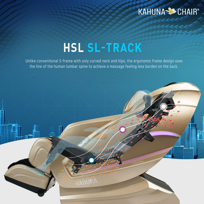 Kahuna HM-Kappa Massage Chair - Purple/White