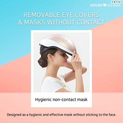 Kahuna Mask – Rosegold / White