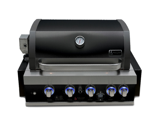 Mont Alpi 32" Black Stainless Steel Built-In Grill (MABi400-BSS)