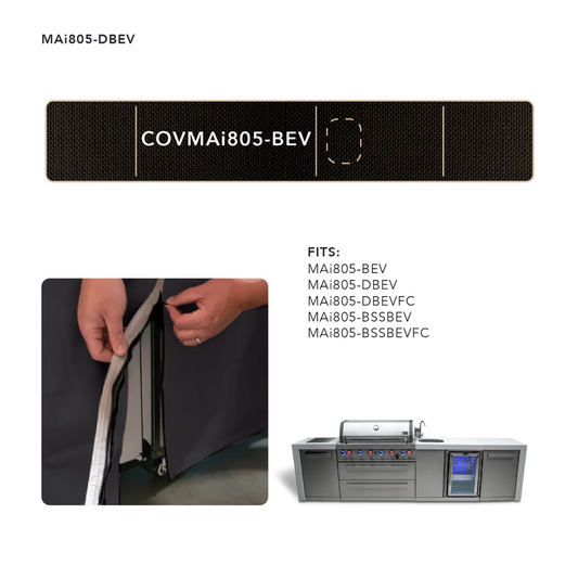 Weather Cover Mont Alpi 805 Island and Beverage Center Cover Complete Set - COVMAI805-BEV
