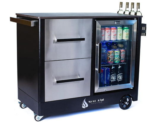 Mont Alpi Large Outdoor Prep Center / Bar Cart - MAPCL
