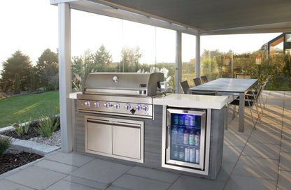 Mont Alpi 6-Burner Artwood Island in Stainless Steel-MA805-AW