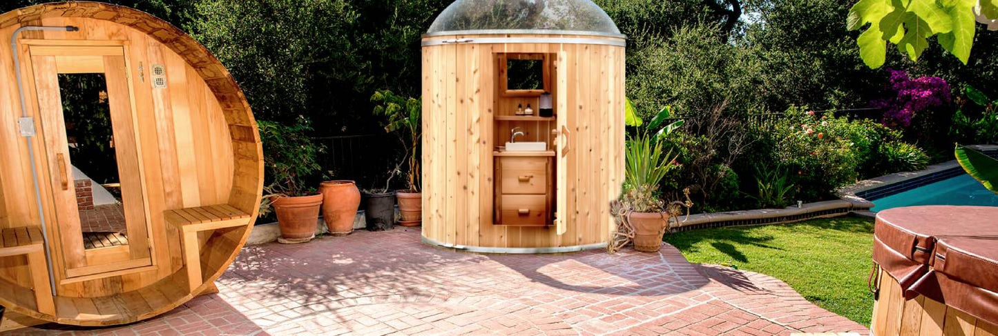 Skylight Outdoor Washroom-Bathroom-Shower Combo Complete