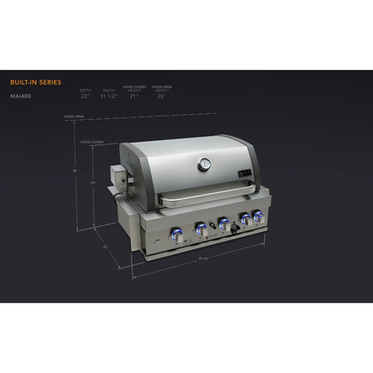 Mont Alpi 400 Built-In Gas Grill (MABi400)