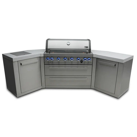 Mont Alpi 6-burner island grill with 45-degree corners MAi805-45 - 110''