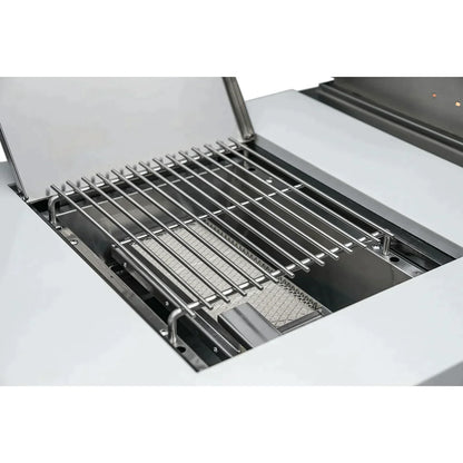 Mont Alpi 805 Deluxe BBQ Grill Island with Kegerator & Beverage Center - MAi805-DKEGBEV